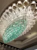 Ceiling Lights El Lobby Oval Crystal Lamp Simple Living Room Bedroom Study Model Villa Creative Custom