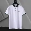 T-shirt da uomo alla moda T-shirt da uomo casual T-shirt da golf estiva da golf con ricamo High Street Trend Top T-shirt taglia asiatica