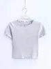 ウッドウィメンTシャツブランドヴィンテージサマーファッション耳oネック半袖Tシャツ新しい女性スリムフィットTシャツタイトティーレトロトップ6色