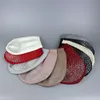 Feianos femininos chapéus de malha de chapas de malha piscando o capô de strass para caxullies hat touca feminina inverno 2023 1 scot22