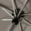 C Classic Umbrella Luxury 3 Fold Parasol entièrement automatique avec boîte-cadeau et sac à chaîne pour client VIP