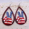 Hoop Earrings Cute Cartoon Pendant Green Leaf Candy Heart Necklace Drop