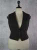 Gilet da donna Gilet a spina di pesce Gilet invernale caldo senza maniche Slim Fit Gilet punk retrò