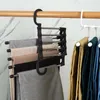 Vente en gros multi-fonctionnel cintres pantalon stockage tissu rack pantalon suspendu étagère anti-dérapant vêtements organisateur stockage rack