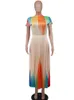 Lässige Kleider Afrikanische für Frauen Elegante 2023 Dashiki Herbst Frühling Maxi Kleid Damen Traditionelle Kleidung Fee Dreaes
