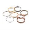 20 50pcs/partia muilticolor okrągły metalowy metalowy klawisza fala pierścienia Wzór homara do wiszącego torby biżuterii Making rzemiosła