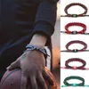 Strand Basketball Star Braided Bracelet Men Adjustable Sports Wristband Gift For Boyfriends Pull Type Enthusiast