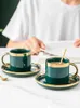 Cups Saucers Ceramics Coffee Cup Saucer Set Espresso Reusable Porcelain Mug Bubble Tea Travel Mate Breakfast Taza De Cafe Tableware