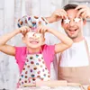 Kök spelar mat barn matlagning förkläde handskar hatt set 4/11 st barn förkläde lek hus leksaker för barn kock klädkök bakning roll lek leksaker 230520