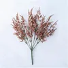 Fleurs décoratives nordique frais amant herbe unique fleur artificielle ornements faux salon Vase Arrangement décorations