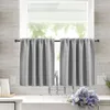 Curtain Home Window Half Living Room Bedroom Breathable Soft Short Drape Privacy Protection Decor Accessory White