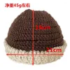 Berets Wool Knitting Band Elasticity Children's Hat COSPLAY Pumpkin Suitable For Children Aged 2-8