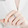 Кольца группы Ewya Luxury Designer Real 1ct Moissanite Diamond Ring For Women 100 S925 Серебряные кольца стерлингов обручальный колец