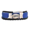 Bracelets porte-bonheur Punk PU cuir corde tissée pour femmes hommes multicouches coquille breloques tressé déclaration Bracelet ethnique réglable bijoux