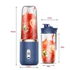 Portable Small Electric Juicer Stainless Steel Blade Juicer Cup Juicer Fruit Automatic Smoothie Blender Kitchen Tool GG