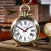 Bureau Tafelklokken Grote Scandinavische Metalen Retro Tafelklok Woonkamer Kantoor Slaapkamer Luxe Vintage Bureauklokken Gouden Stille Quartz Tafelhorloge Cadeau AA230522