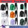 2023 Real Madrids TRACKSUIT set TRAININGSpak 22/23 Real Betis voetbaljack voor heren en kinderen Chandal Futbol survetement maat S-2XL 888