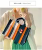 LGBT Shopping Bags Pride Rainbow Stripe Coton Lin Toile Sac Femmes Étanche 2023 Épaule Messenger Sac Fourre-Tout Portable Banlieue 230522