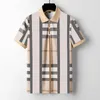 Męskie Polos Classic Men Shirt Designer Letni koszule luksusowa marka Busines