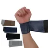 Wrist Support Portable Elbow Knee Wraps Elastic Wristband Straps Brace Protector For Weightlifting Workout Bodybuilding Fitness