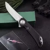 Alta qualità C5401 Large Flipper Coltello pieghevole D2 Satin Drop Point Blade G10 / Maniglia in lamiera di acciaio inossidabile Cuscinetto a sfera Fast Open EDC Pocket Folder Coltelli