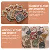 Storage Bags 7 Pcs Delicate Creative Decorative Cute Chic Unique Exquisite Nursery Closet Size Dividers Baby Clothing For