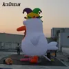 Ballon de dessin animé décoratif extérieur de poule de dinde de poulet gonflable de haute qualité de vente d'usine de la Chine pour la publicité