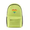 Rainbow Color Student School Backback Buckback Magn Men and Women Casual Models