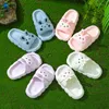 Slipper schattige zomer kinderen slippers cartoon konijn kinderen baby zachte huizen slippers waterdichte niet -slip jongens meisjes strandschoen miaoyoutong 230522