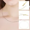 Colares pendentes Colar de aço inoxidável minimalista para mulheres jóias 3 cores Link Diy Chain Fashion Party Gift Wholesale