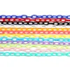 10 pièces 50 cm coloré acrylique lien chaîne homard fermoir porte-clés pour collier Bracelet faisant coloré chaîne en plastique maillons de chaîne