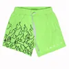 Herren Shorts Mesh atmrede MEN SOMMER SUMMER Fitnessstudio Basketball Running Quickdrying Flame Print Fashion Beach Casual 230522