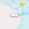 Pierścienie klastra 925 Sterling Srebrna biżuteria Spadająca gwiazdy błyszcząca palca dla kobiet Wedding Oryginalny pierścień Bague Femme 2023 In