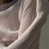 Marca Autunno Donna Estate Moda T Camicia elegante Vedi attraverso manica lunga Mock Neck Top Streetwear T-shirt sexy T-shirt Abiti slim