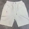 Pantalones cortos para hombre 40KG100KG verano 100% algodón suave cordón en la cintura negro blanco amarillo rosa Casual 4XL 5XL 230522 290