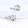Stud Earrings Leopard Style Non-Piercing Ear Clip For Women