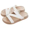 Sandalen zwart/wit/roze jelly schoenen vrouw smal band PVC strandplatform slippers niet-slip buiten flip flops sandalias y518