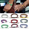 Strand Basketball Star Braided Bracelet Men Adjustable Sports Wristband Gift For Boyfriends Pull Type Enthusiast