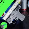 New Creative Pistol Turbo Gas Lighter Inflatable Lighter Cigarette Case 10PCS Windproof Cigar Lighter Toy highest quality