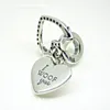 Heart & Dog Double Dangle Charm 925 sterling silver Pandora Clips Moments Birthstone for fit Charms beads Bracelets Jewelry 792647C01 Andy Jewel