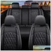 Capas de assento de carro ER FAUX CAUSOTIONETTE MOTIVE VEÍCULO CUSHION Ajuste para a maioria dos acessórios de interiores de SUV sedan Drop entrega mobi dhvp6