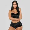 Intimo da donna 2022 Primavera Estate Ultimi pigiami sexy per set Abbigliamento da salotto da donna Indumenti da notte in velluto