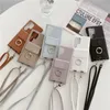 Lanyard Lychee Grain Vogue Phone Case for iPhone 14 13 Pro Max Samsung Galaxy S23 Ultra S22 Plus S21 S20 S20FE Note20 Note10 Ring Holder Solid Leather Wallet Back Cover