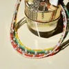 Chains Multi-color Crystal Pearls Mixed Woman Necklace Jewelry Wholesale