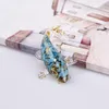 Decorative Objects Figurines Creative Artificial Fish Ornaments Pretty Koi Natural Crystal Little Desk Car Home Decoration Gift for Friends 230522