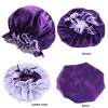 20 styles Momme Silk Night Cap Bonnet Sleeping Silk Sleep Hat for Women Care DHL AA