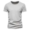 T-shirts pour hommes T-shirt de designer pour hommes T-shirt en coton pour hommes Casual Soft Fitness Summer Thin T-shirts Vêtements pour hommes à la maison O-Neck Short Sleeve Soild T Shirt for Men Short Size xl