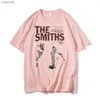 Herr t-shirts Smiths vintage tryck t-shirt man ren bomull tshirt herr streetwear män kvinnor harajuku alternativ brittisk rockband tshirt j230217 l230518