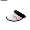 Spring and Autumn Style Empty Top Hat Letter Label Splice Sun visor Hat Summer Women Slim High end Sun visor Hat Travel Hat Children