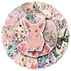 50Pcs Hairless Cat Stickers Skate Accessories Waterproof Vinyl Sticker For Skateboard Laptop Luggage Bicycle Motorcycle Phone Car Decals